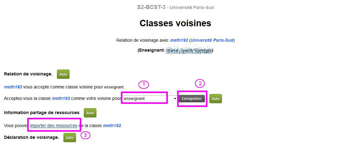 cran de dclaration de voisinage